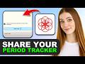 How to Share Period Tracker in Clue in 2026