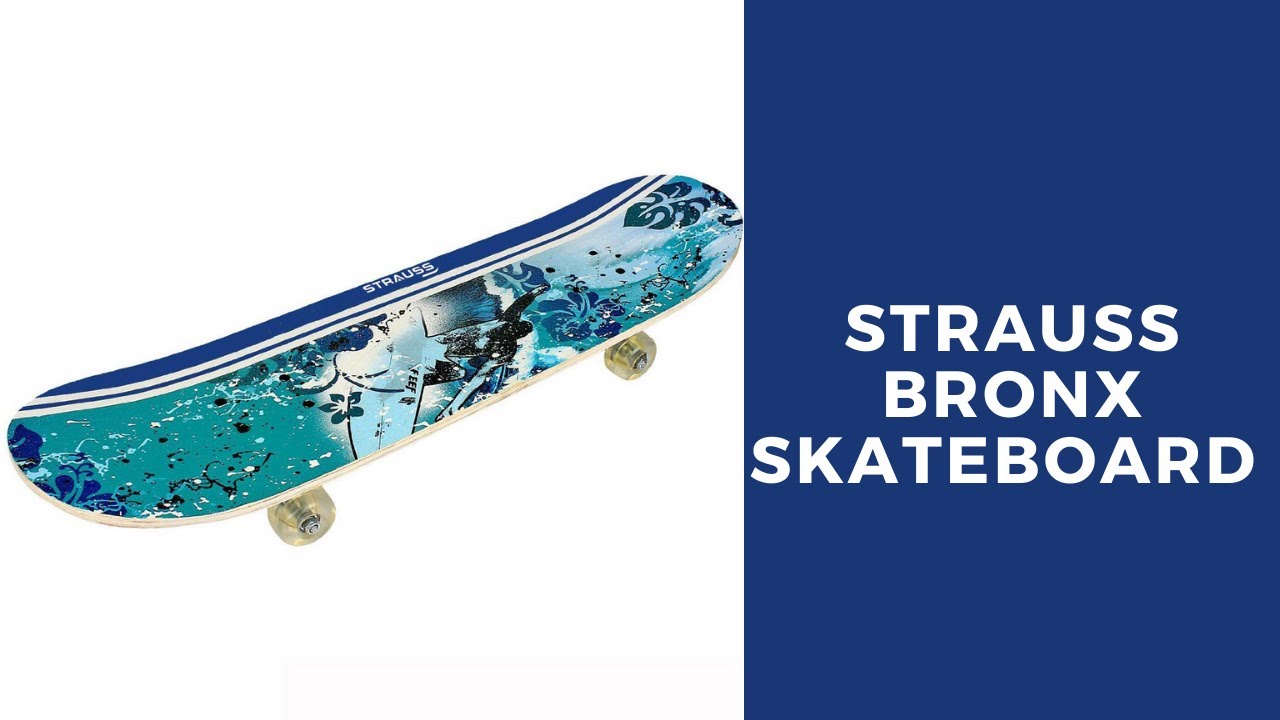 Strauss Bronx Woodern Skateboard For Adults - Amazon India