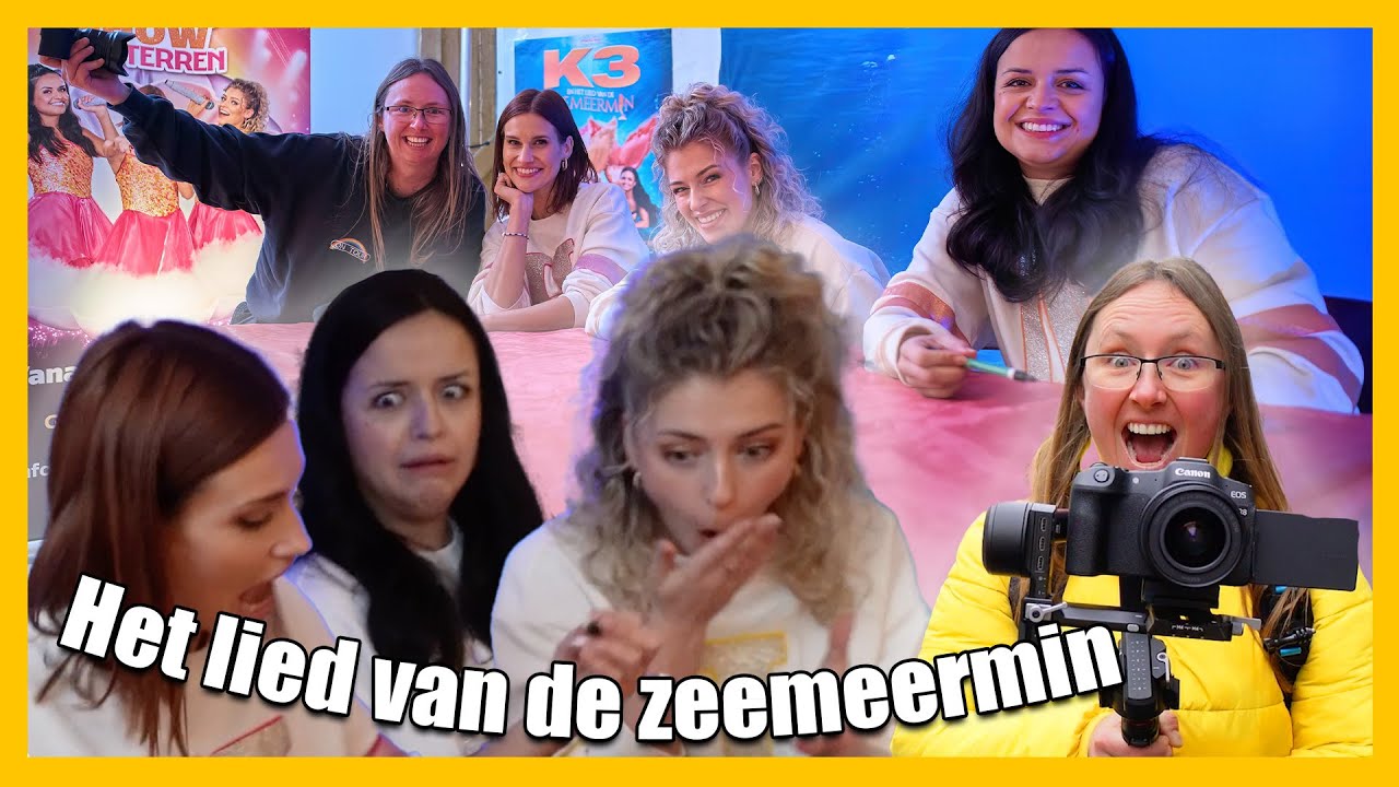 K3 het lied van de zeemeermin signeersessie Bergen op Zoom | VLOG #201