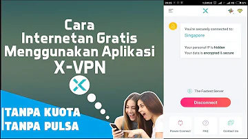 Cara Internetan Gratis Menggunakan Aplikasi X-VPN