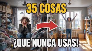 35 cosas que nunca usas: libérate y gana espacio en casa.