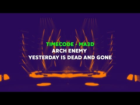 Arch Enemy - Yesterday Is Dead And Gone (GrandMA2 3D Show + CUE List)