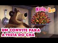 Masha e o Urso 👱‍♀️🐻 ☕ Um convite para a festa do chá 🍰🫖 Coleção de desenhos animados