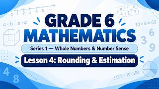 Grade 6 Mathematics | Lesson 4: Rounding & Estimation | Nearest 10, 100 & 1,000