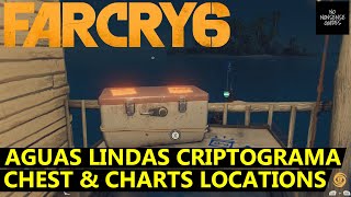 Far Cry 6 Aguas Lindas Criptograma Chest - Charts Locations #28 Yaran Queen Butterfly & #12 Shark
