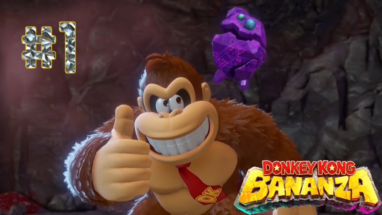 DK And The Mysterious Girl From The Rocks - Donkey Kong Bananza Part 1 Blind Playthrough