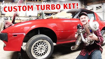 1979 RX7 Single Turbo Manifold is DONE! - RADX7 Gets TRICKY!