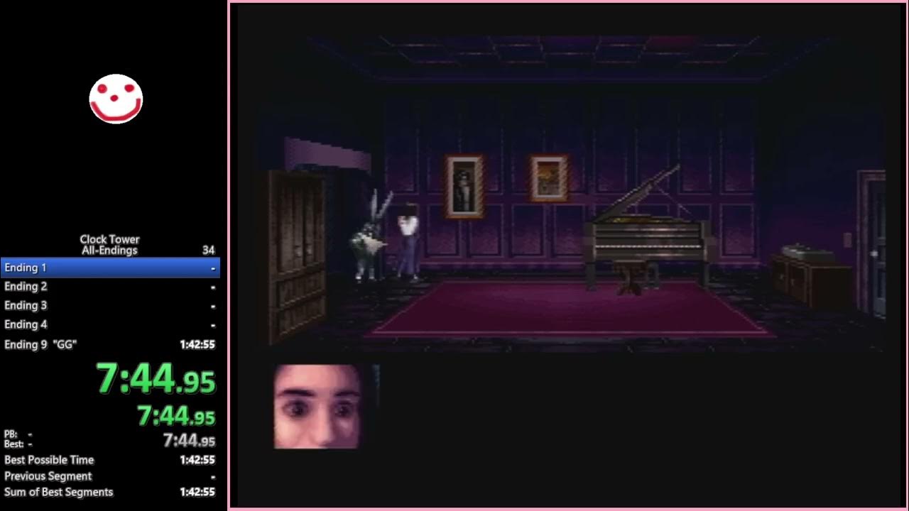 【RTA】Clock Tower (SFC) All Endings in 14140.200 YouTube