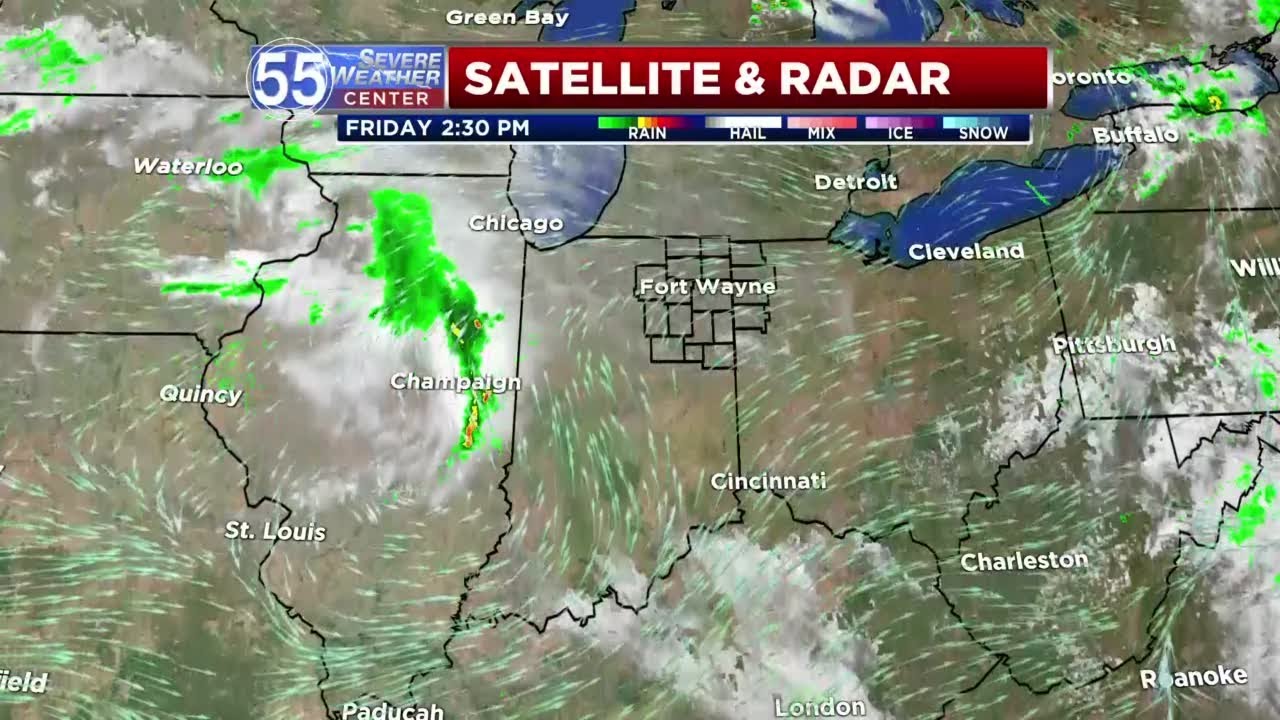 Showers and storms for the holiday weekend - YouTube