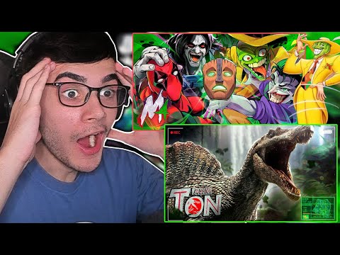REACTs | M4rkim - Minha Máskara! (Jujutsu Lock) // Predador Perfeito - Espinossauro | Tonzinho