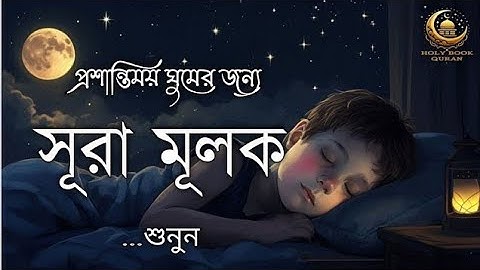 ভালো ঘুমের জন্য আবেগময়ী কন্ঠে শুনুন সুরা মূলক। Listen to Surah Mulk for relaxing sleep .سورة الملك