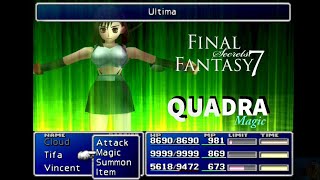 FF7 secrets (Quadra Magic) hidden materia