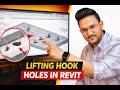Lifting Hook Holes for Machine Room in Revit | Complete Structural Modeling Tutorial #revit #bim