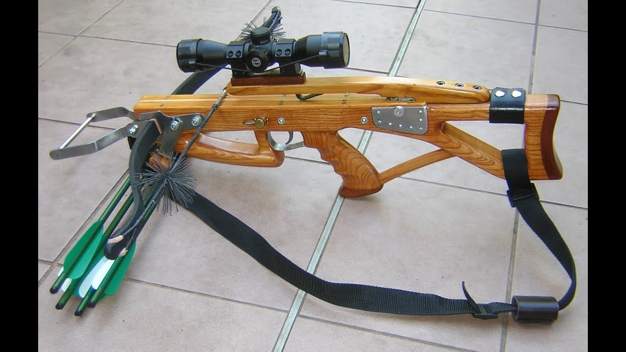 Homemade compact crossbow making YouTube