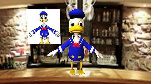 Autodesk Maya  Tutorial Donald duck Character Modeling ,Texturing Part 8