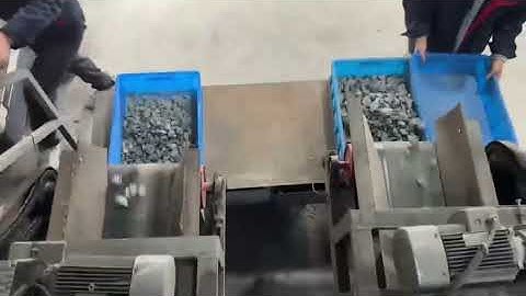 manganese ore samples experiment，client did the experiment together with us on site