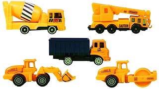 Learn Construction Vehicles For Kids - Wheel Loader Cement Mixer Road Roller screenshot 4