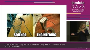 Lightning Talk- Viktória Fördős - Say NO to flamewars, say YES to collaboration -Lambda Days 2020