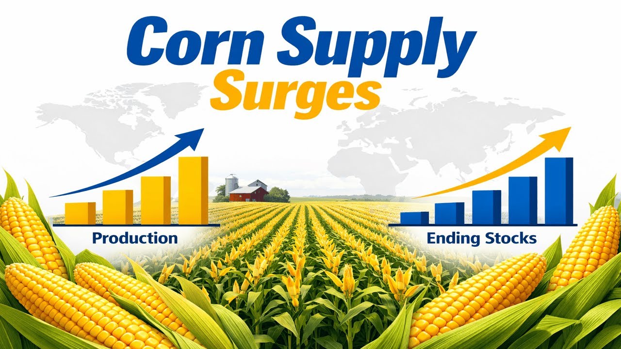 US Corn Crop Hits Record High | Stocks Rise, Global Supply Expands | 2025/26 Outlook
