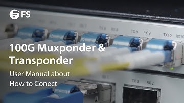 How to Connect 100G Muxponder & Transponder | FS