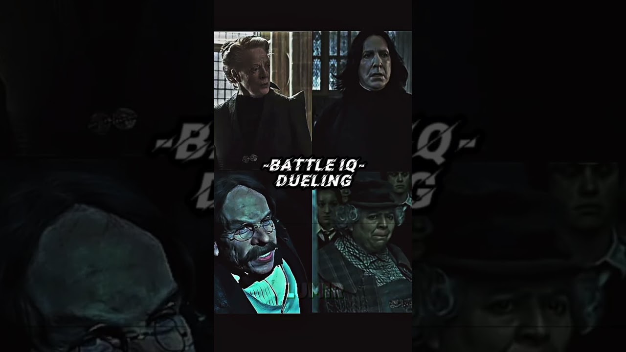 Minerva Mcgonagall vs Severus Snape vs Filius Flitwick vs Pomona Sprout 