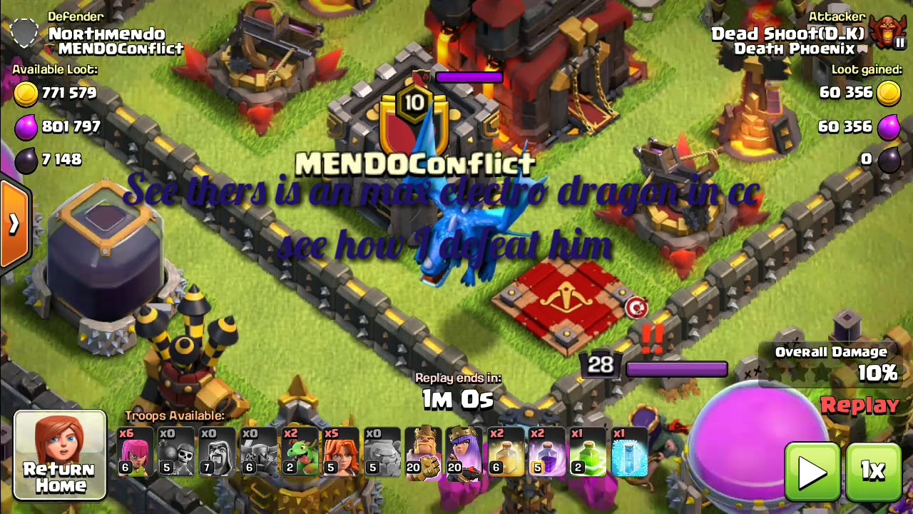 The GOWIPE army attack for Th10