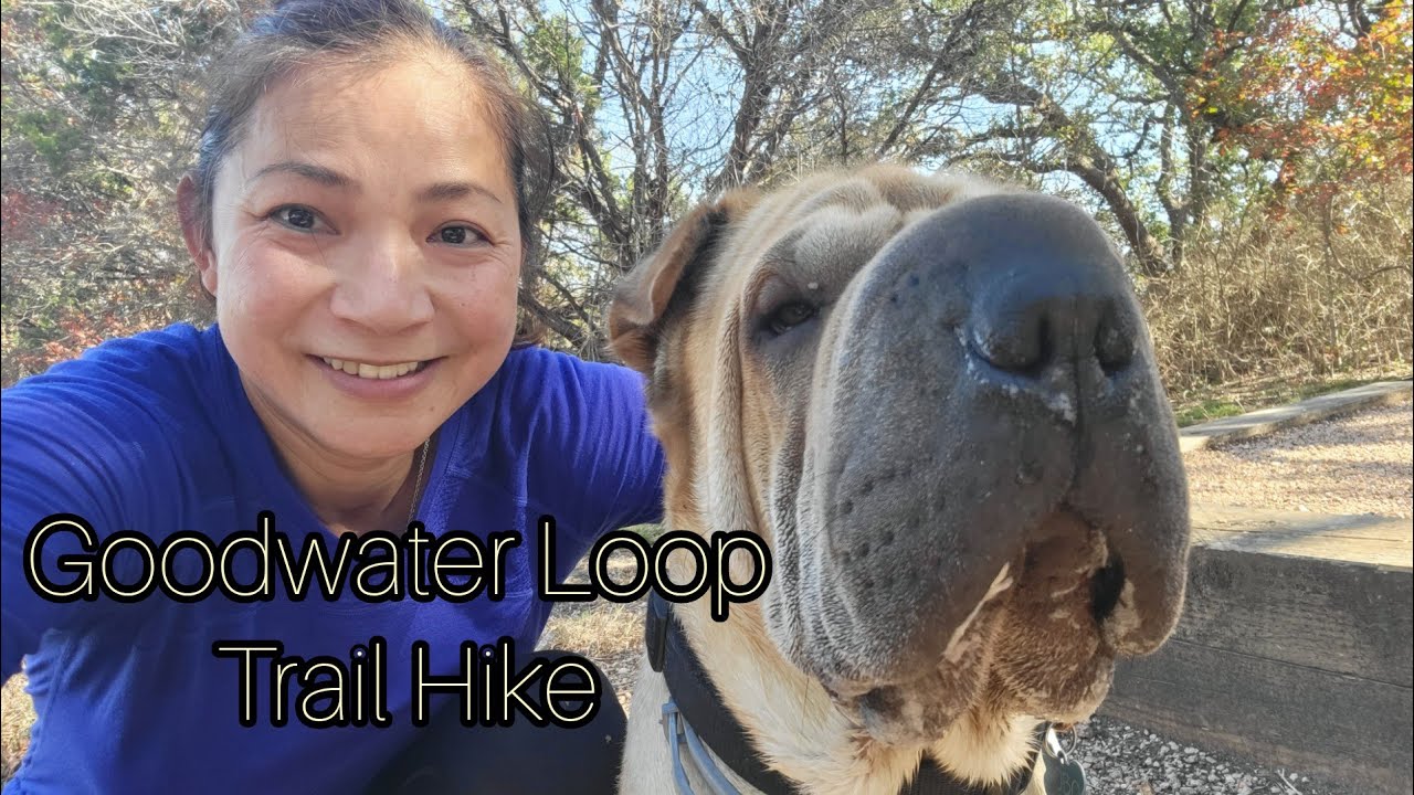 Sheep & Bobo on the Goodwater Loop Trail in Georgetown, TX 