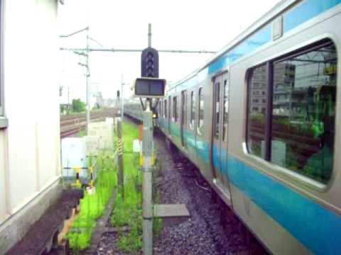 ウラ１４５編成南浦和駅３番線発車