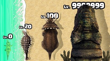 EVOLVING a BABY CROCODILE to MAX LEVEL T-REX DINOSAUR in Hyper Evolution #3