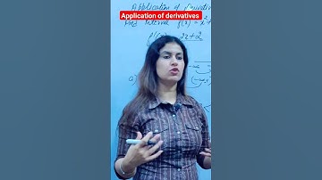 Application of derivatives Question No 6.a NCERT Solutions #ncertsolutions #applicationsofderivative