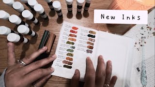 INKs haul day | 17 new fountain pen Inks | Ink Journal *may*