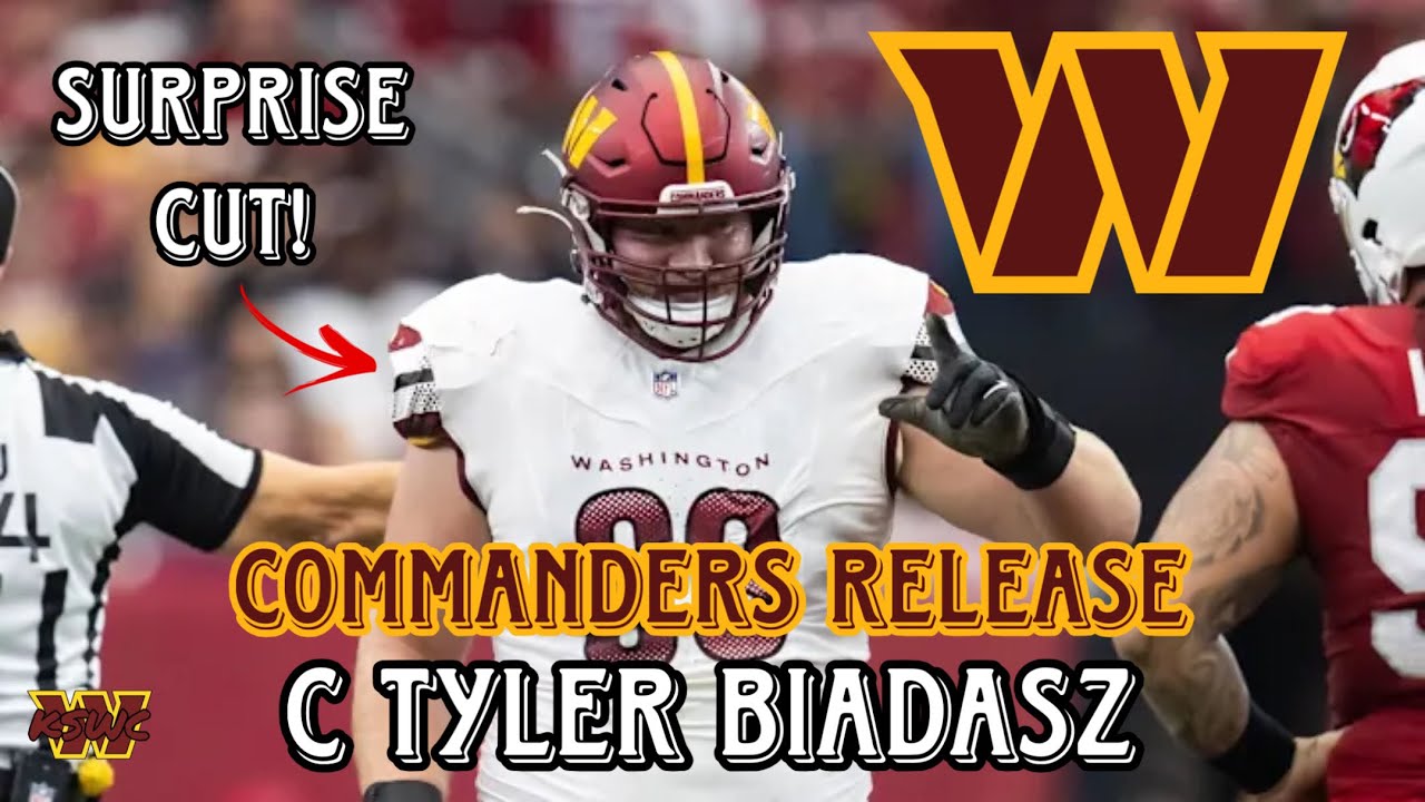 Commanders Release Tyler Biadasz. Surprise Cut! Shakeup on the Offensive Line