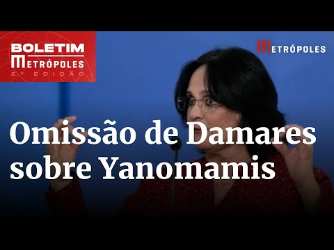 Após pedido de cassação, Damares nega omissão em crise dos Yanomami | Boletim Metrópoles 2º