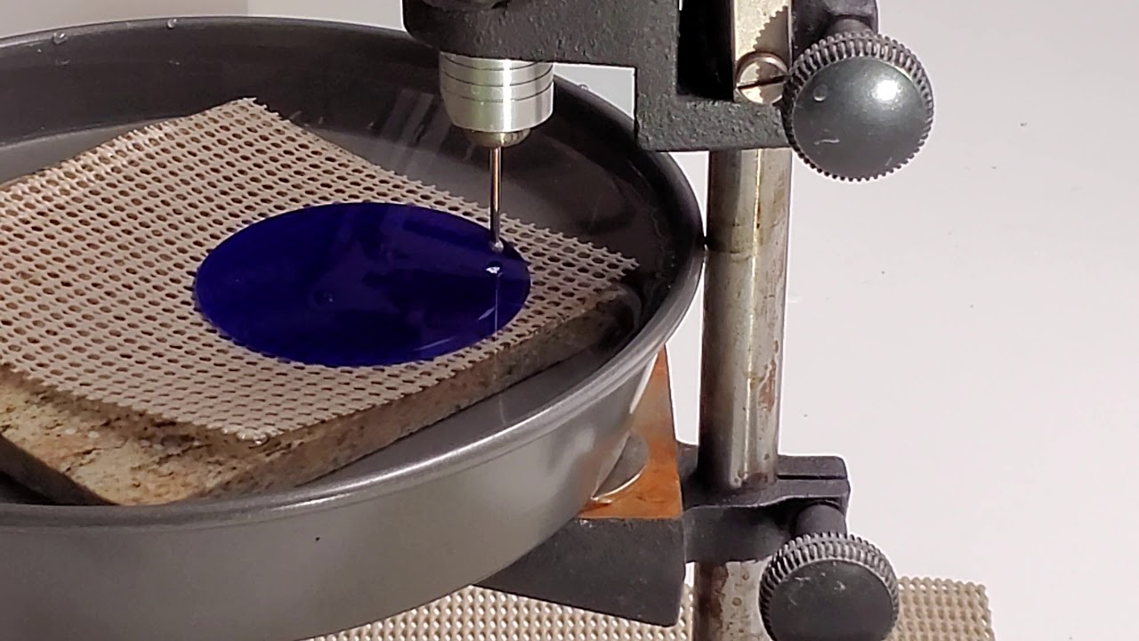 How to Drill a Hole in Stained Glass YouTube