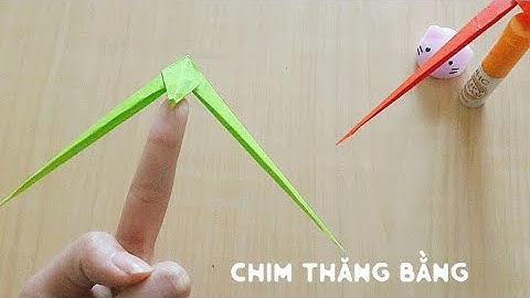 Hiphip Craft_ Gấp chim giấy cân bằng