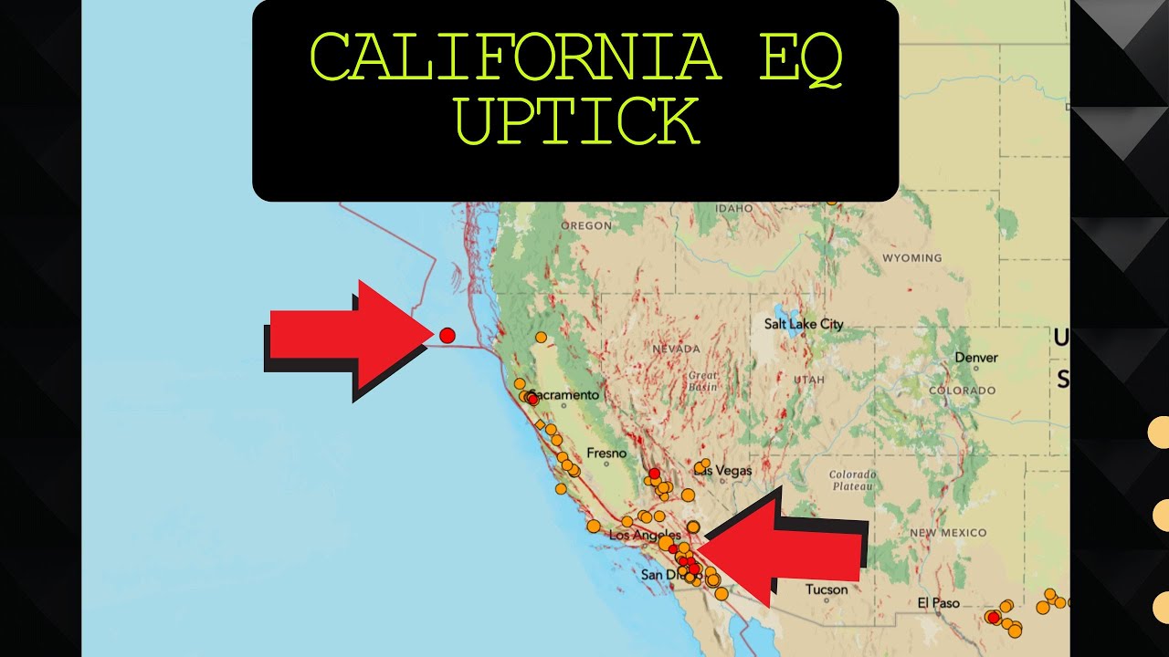 California Earthquake activity ramping up today. Cascadia Tremor elevated. Tuesday Night update