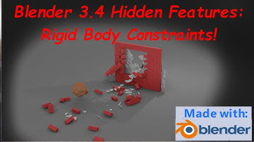 Blender 3.4 Hidden Features: Rigid Body Constraints!!  (discussion starts at 2:30min into video)