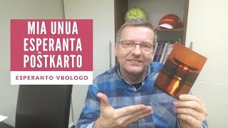 Mia unua esperanta bildkarto | my first esperanto post-card | #EsperantoLives