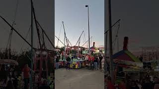 Feria de Humanes de Madrid 2025. zona de atracciones infantiles #feria #kermis #Humanes #mela #fira