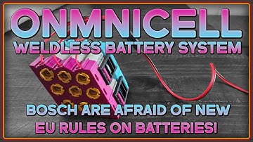No Spot welds! Weldless battery system vs Bosch! (sort of) Let