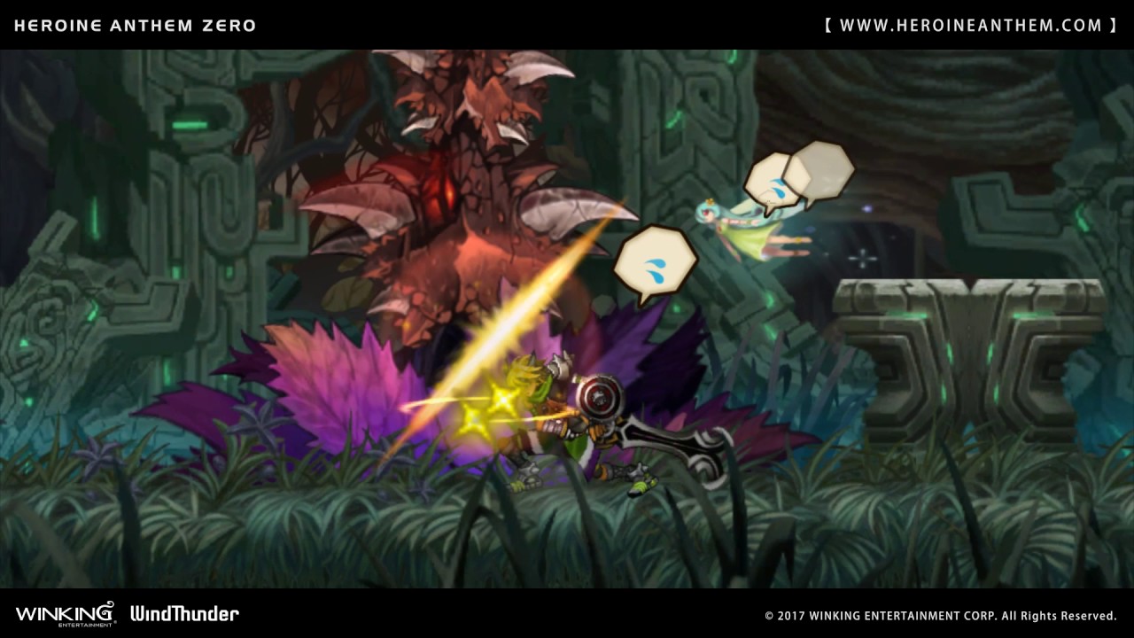 Switch版 Heroine Anthem Zero が韓国のゲーム管理委員会に評価される 横スクロール型の2dアクションrpg