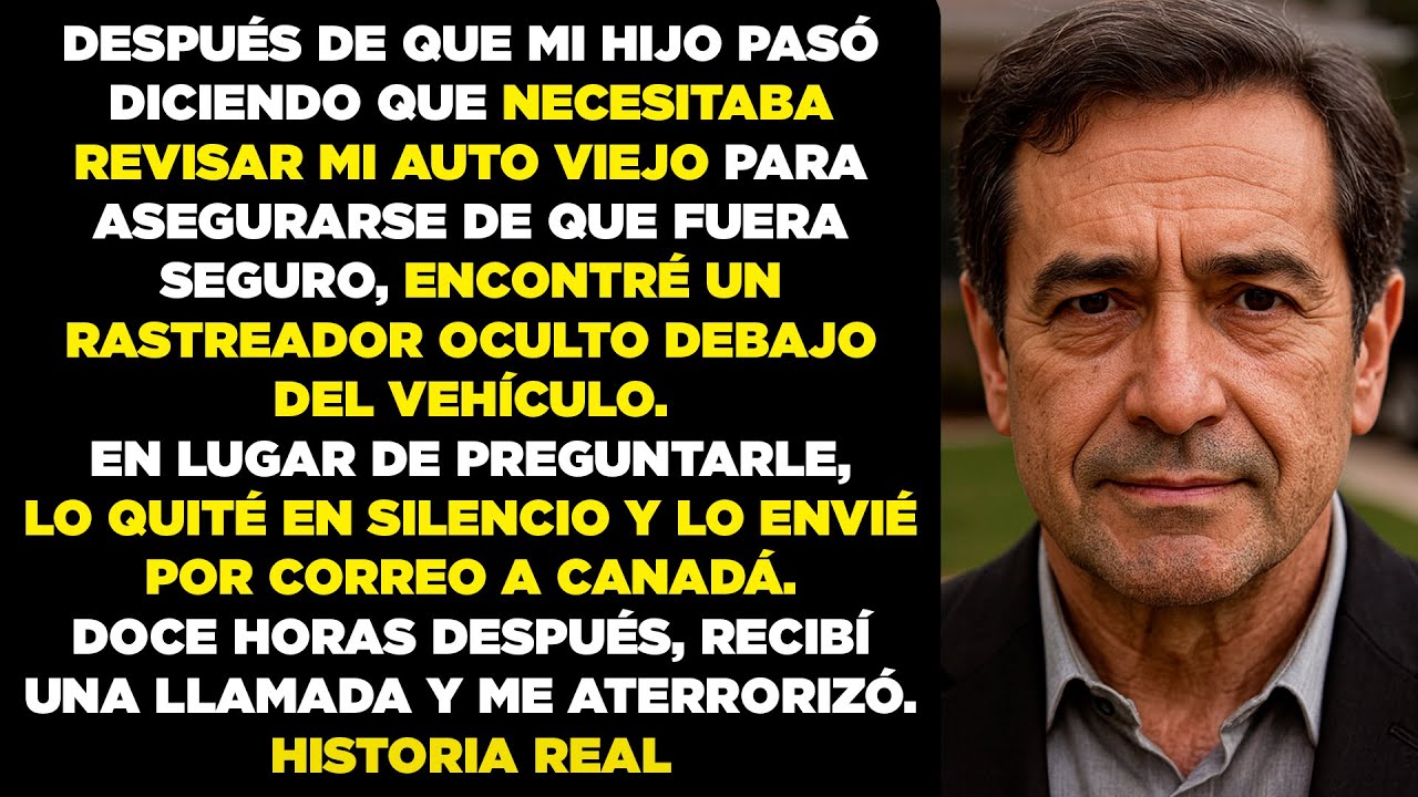 Encontré un rastreador bajo mi auto, lo envié a Canadá y luego recibí una llamada aterradora...