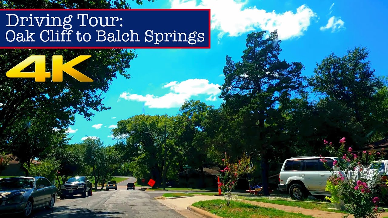 DFW Driving Tour: Oak Cliff to Balch Springs 4K