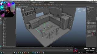 Cozy Isometric environment modeling stream