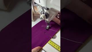 Straight lines using tape and a bobbin pin! #sewing #versatilesewin #diy #sewingtips
