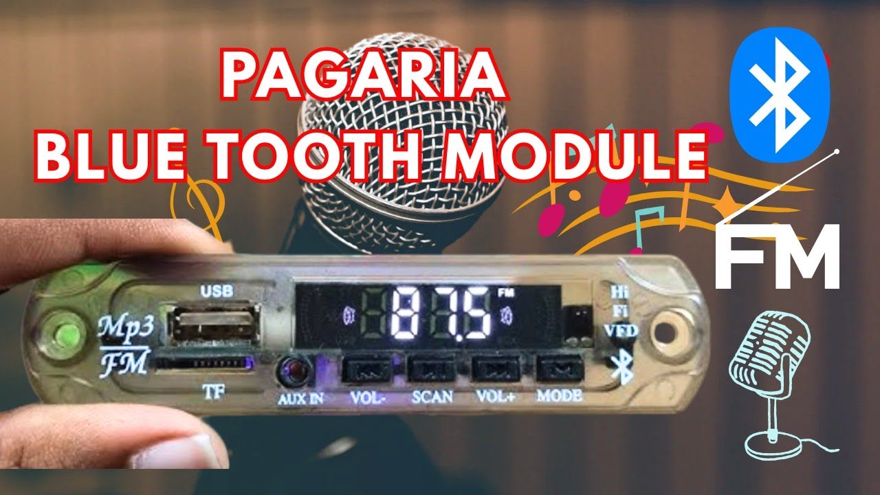 PAGARIA BLUETOOTH MIC MODULE UNBOXING AND INSTALLATION BY GURINDER SINGH 