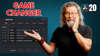 This text tool changes everything! | Multi Text - DaVinci Resolve 20