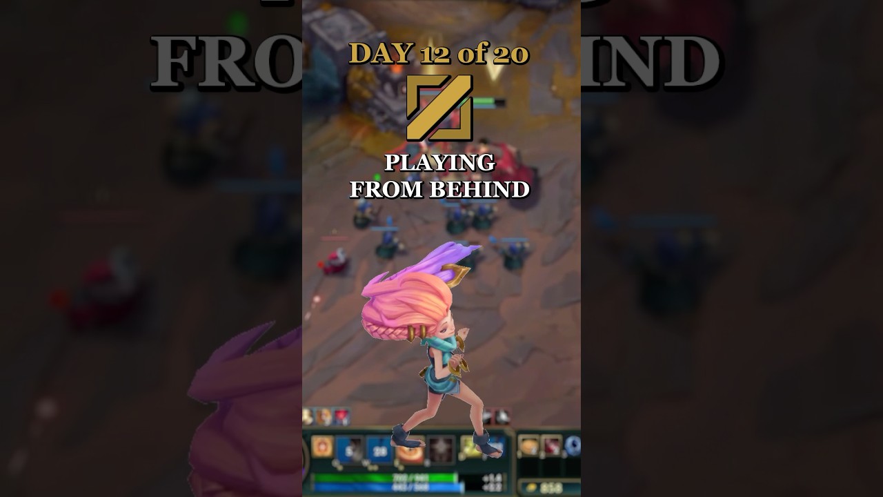 League of Legends - Mid Lane - Day 12 - Playing From Behind! #leagueoflegends #lolguides #loltips