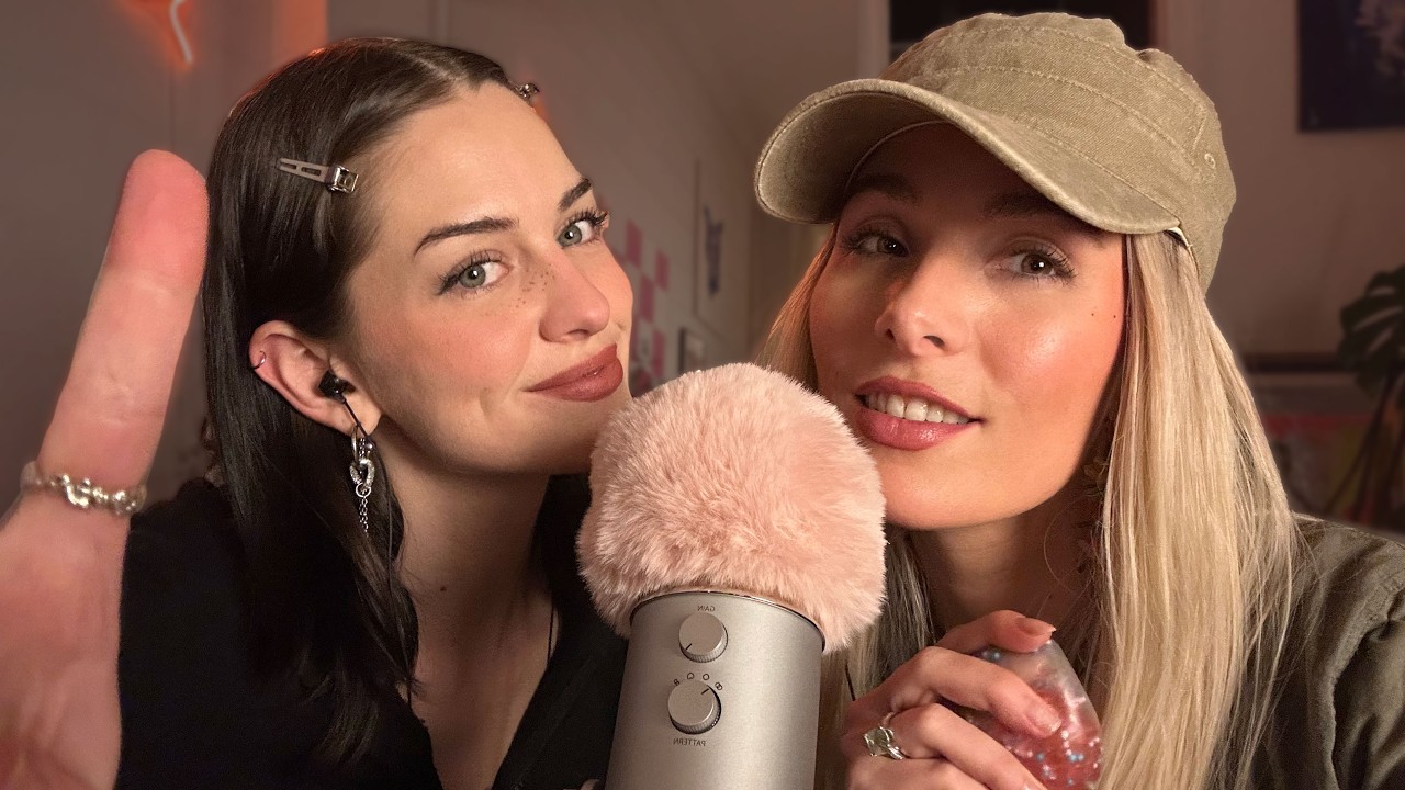 giving each other tingles 🎀 | best ASMR triggers with @frecklesasmr