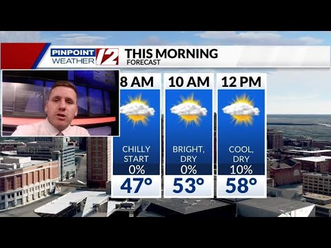 Weather Now: Chilly Start; Seasonable and Dry Today - YouTube